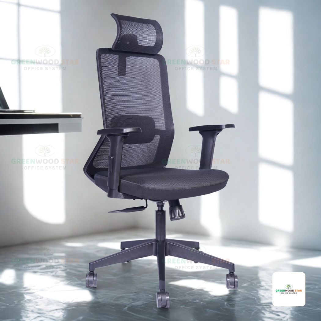 High Back Chair – Black