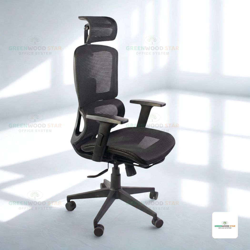 High Back Chair – Black