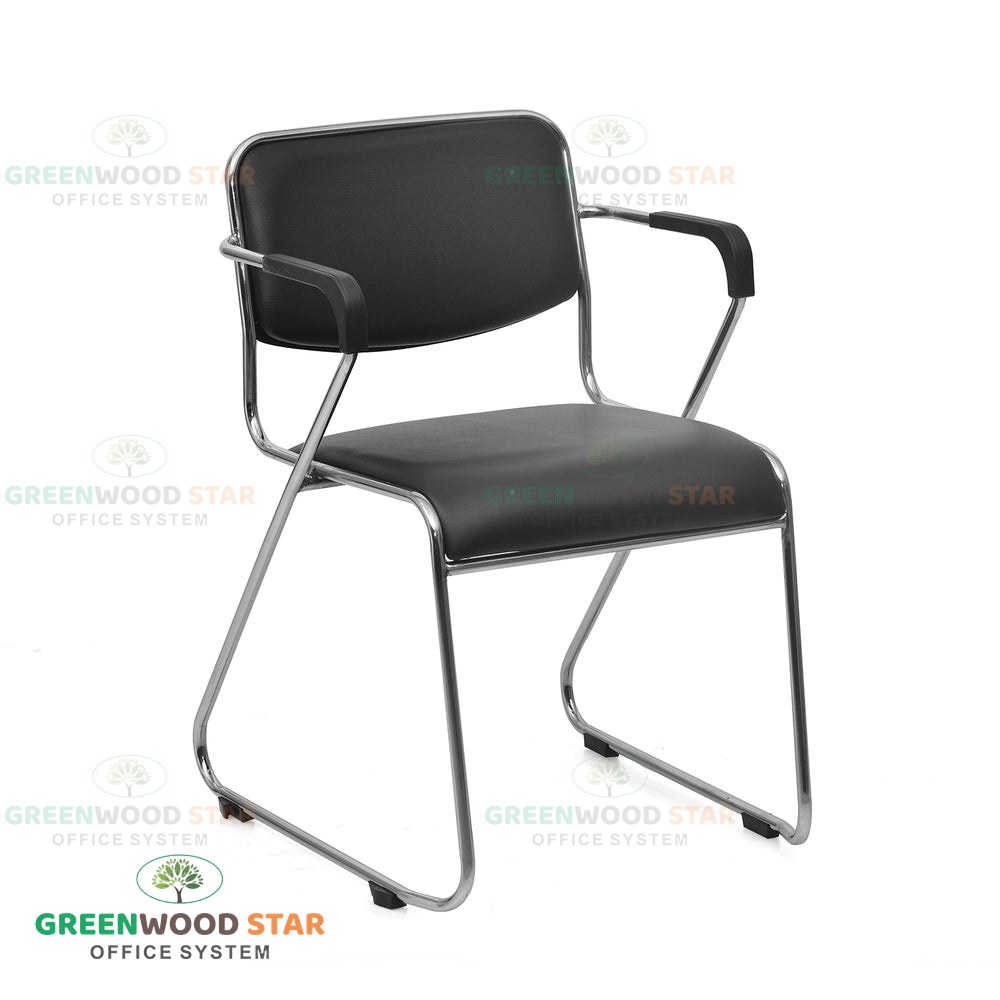01 Visitor Chair Soft Pvc with Arm
