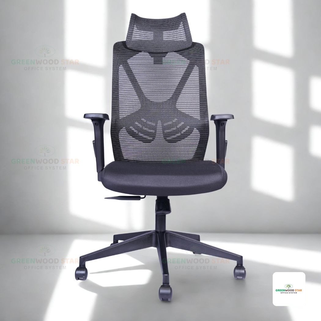 High Back Chair – Black