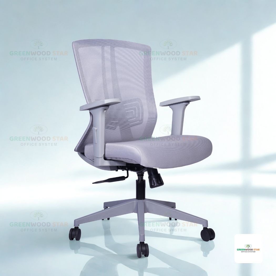 Mid Back Chair – Grey