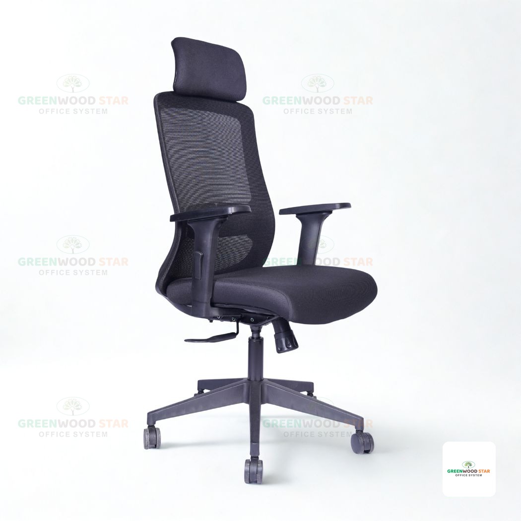 High Back Chair – Black