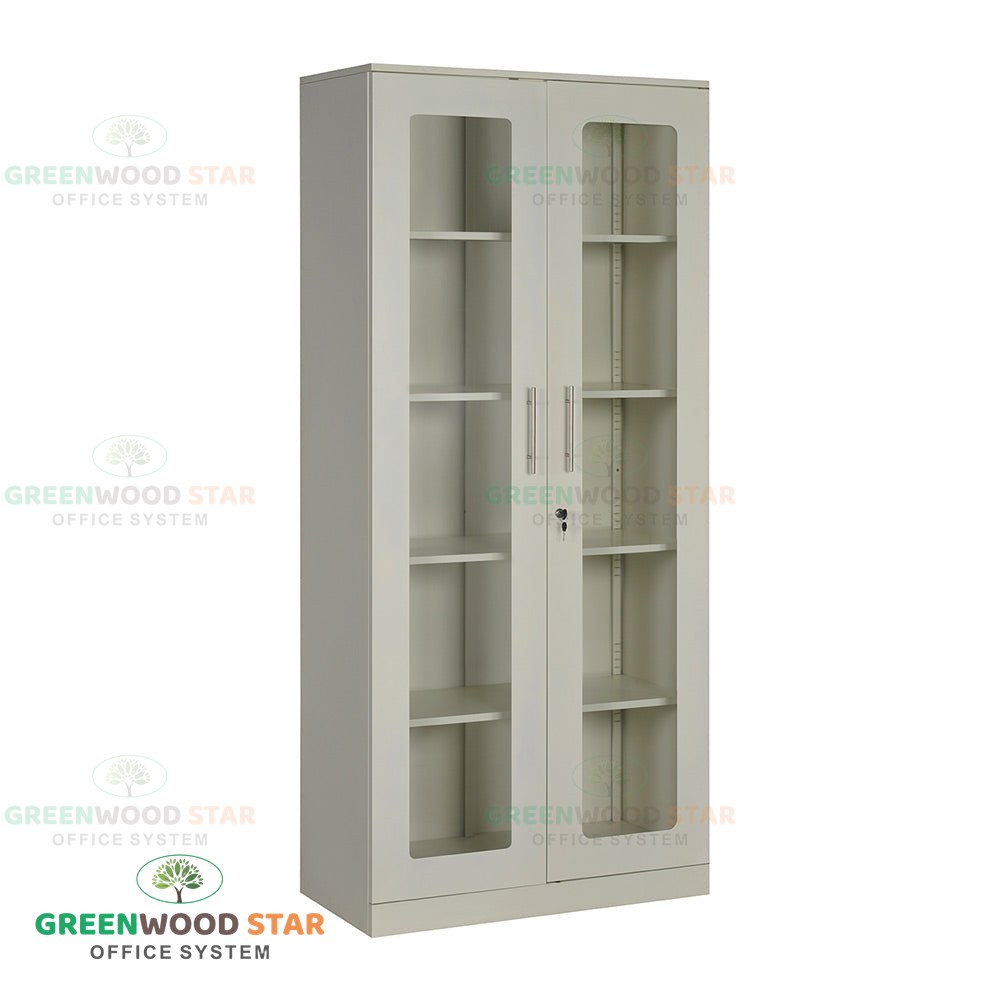 Office Storage Almirah with Glass Door