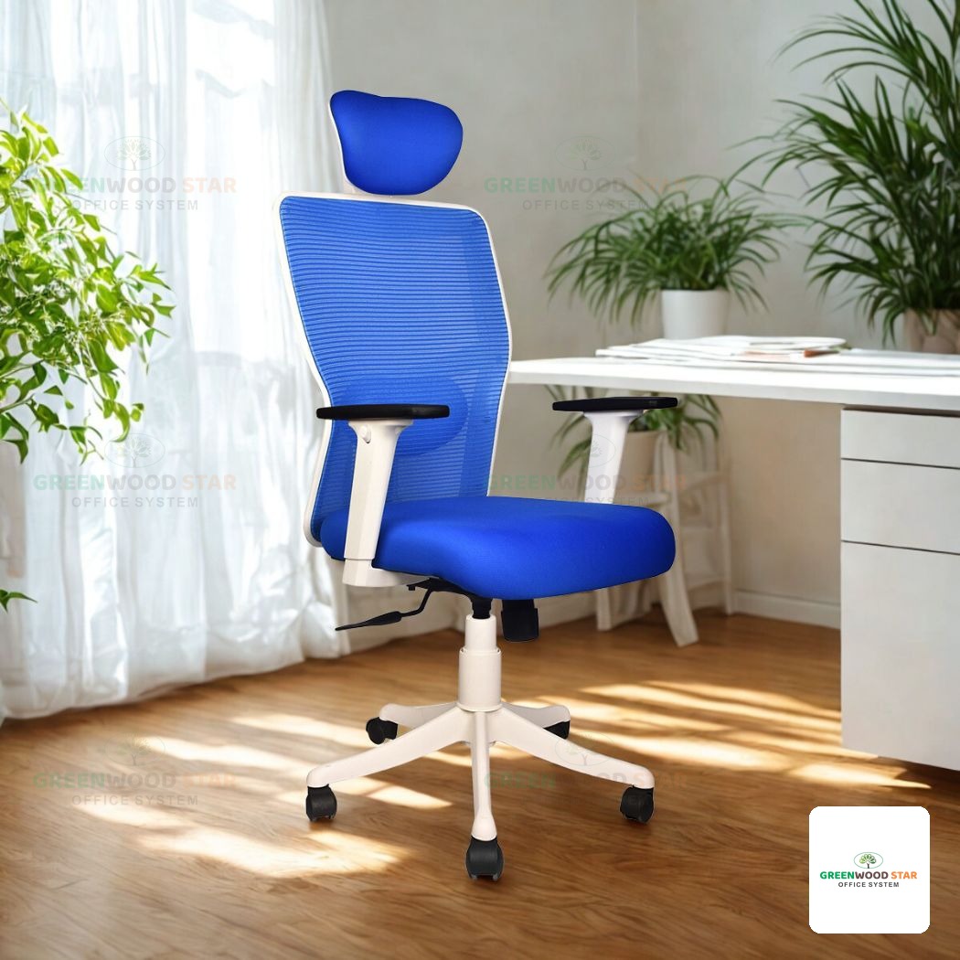 High Back Chair – Blue