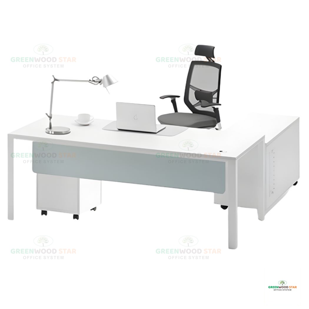 Executive Desk with Storage Cupboard