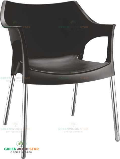 10 Cafeteria Chair with Stainless Steel Legs