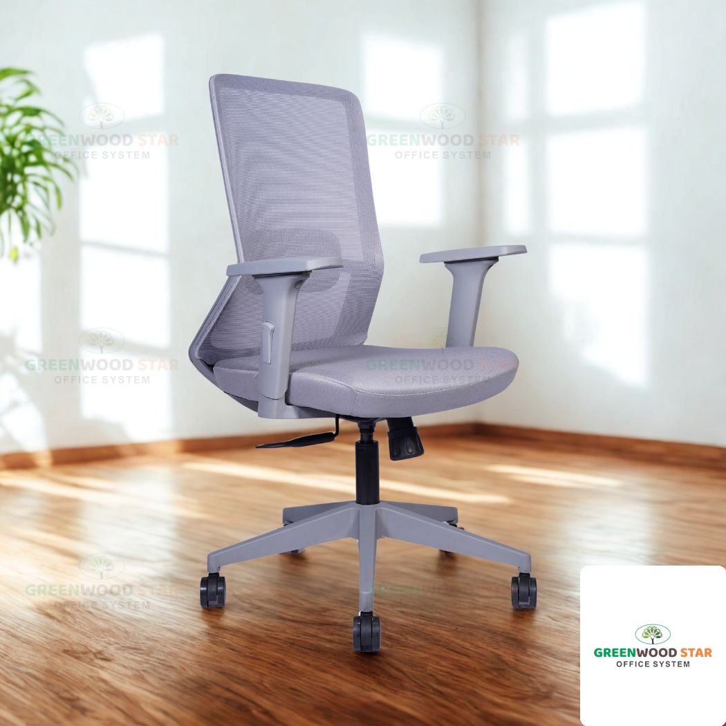 Mid Back Chair – Grey