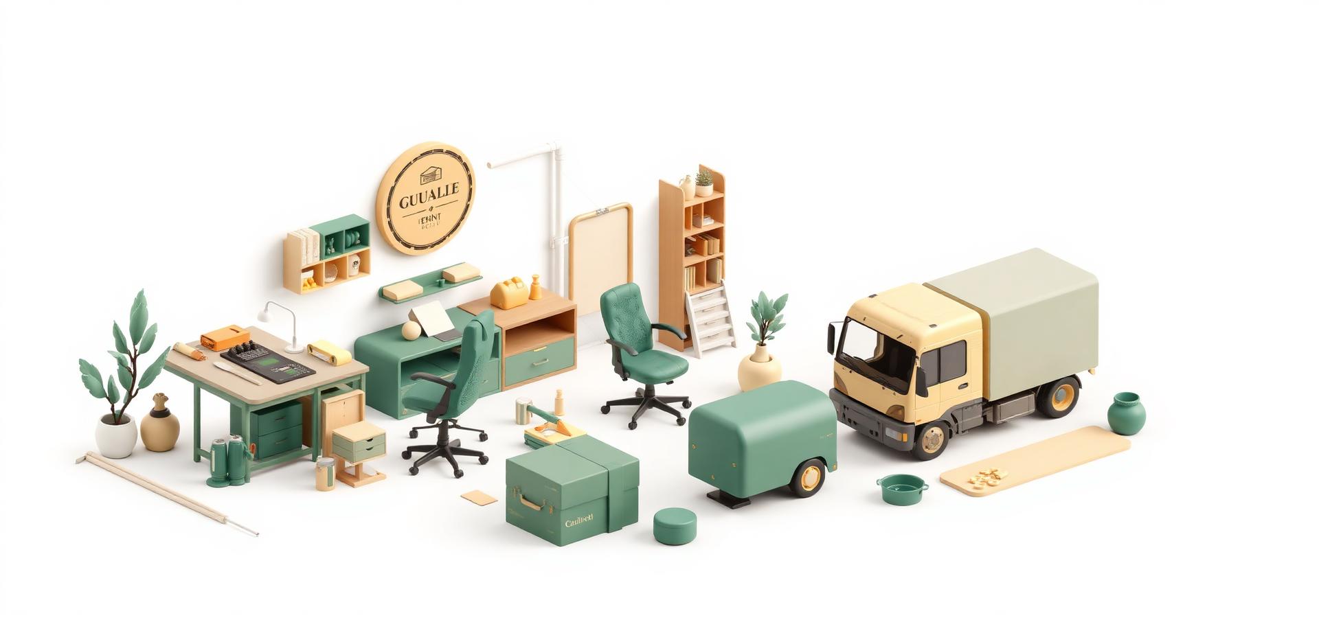 3D illustration of Greenwood Star manufacturing, delivery and quality process